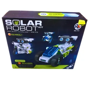 12-in-1 Solar Robot Kit – STEM Educational Robotics Set for Kids (Ages 8 ) | Eco-Friendly DIY Solar-Powered Robots