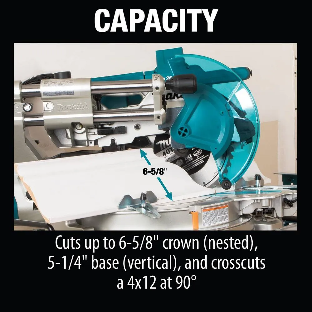 18-Volt X2 LXT 10 in. Brushless Cordless Dual-Bevel Sliding Compound Miter Saw Kit Laser 5.0 Ah with Batteries 5.0 Ah