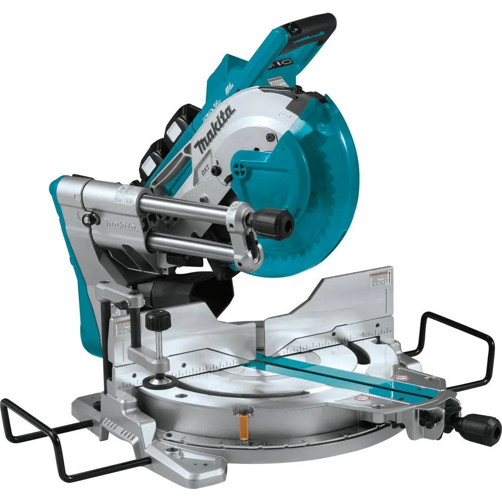 18-Volt X2 LXT 10 in. Brushless Cordless Dual-Bevel Sliding Compound Miter Saw Kit Laser 5.0 Ah with Batteries 5.0 Ah