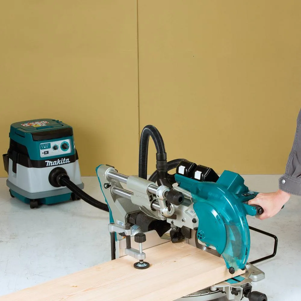 18-Volt X2 LXT 10 in. Brushless Cordless Dual-Bevel Sliding Compound Miter Saw Kit Laser 5.0 Ah with Batteries 5.0 Ah