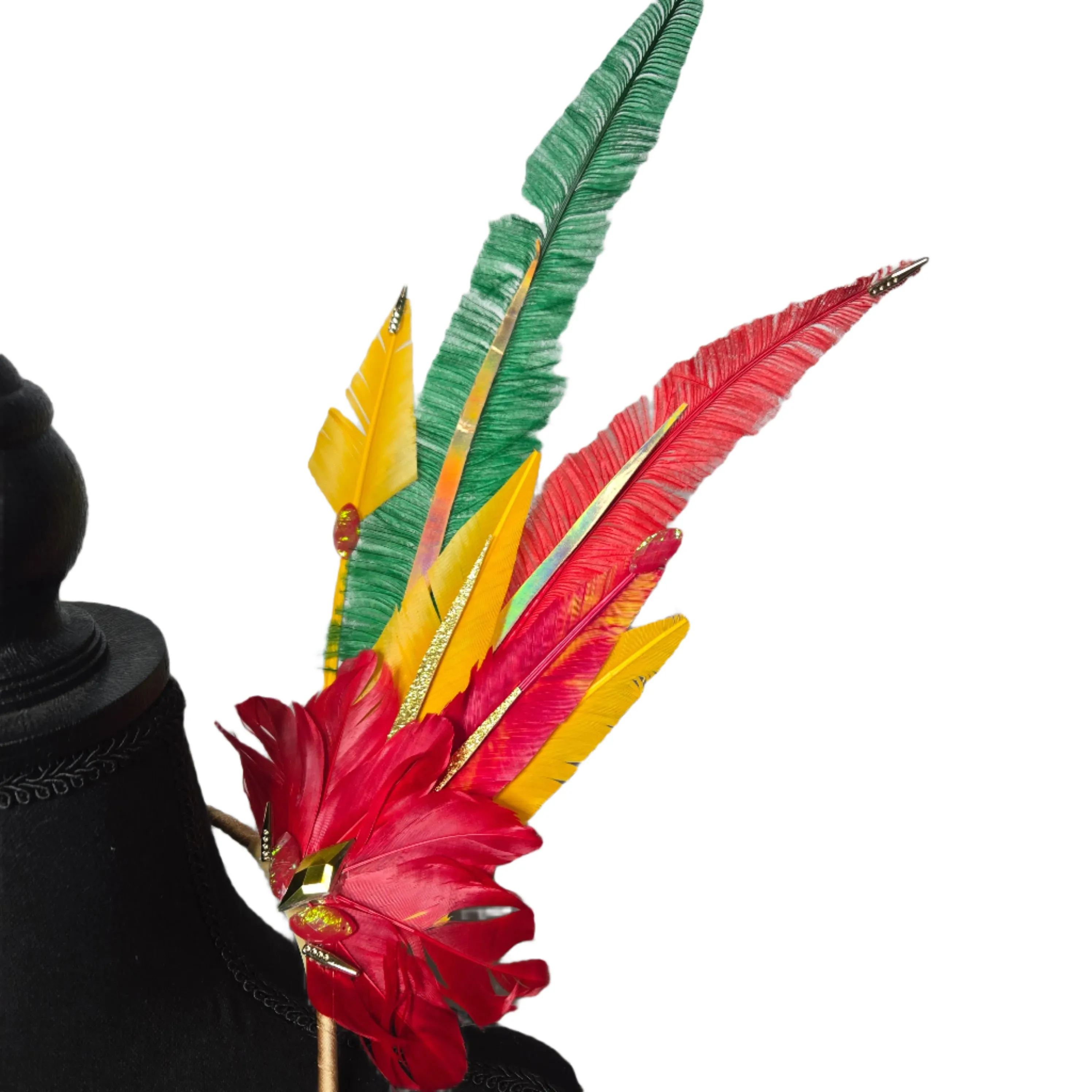 Amazonia Glow Feather Small Collar Wings