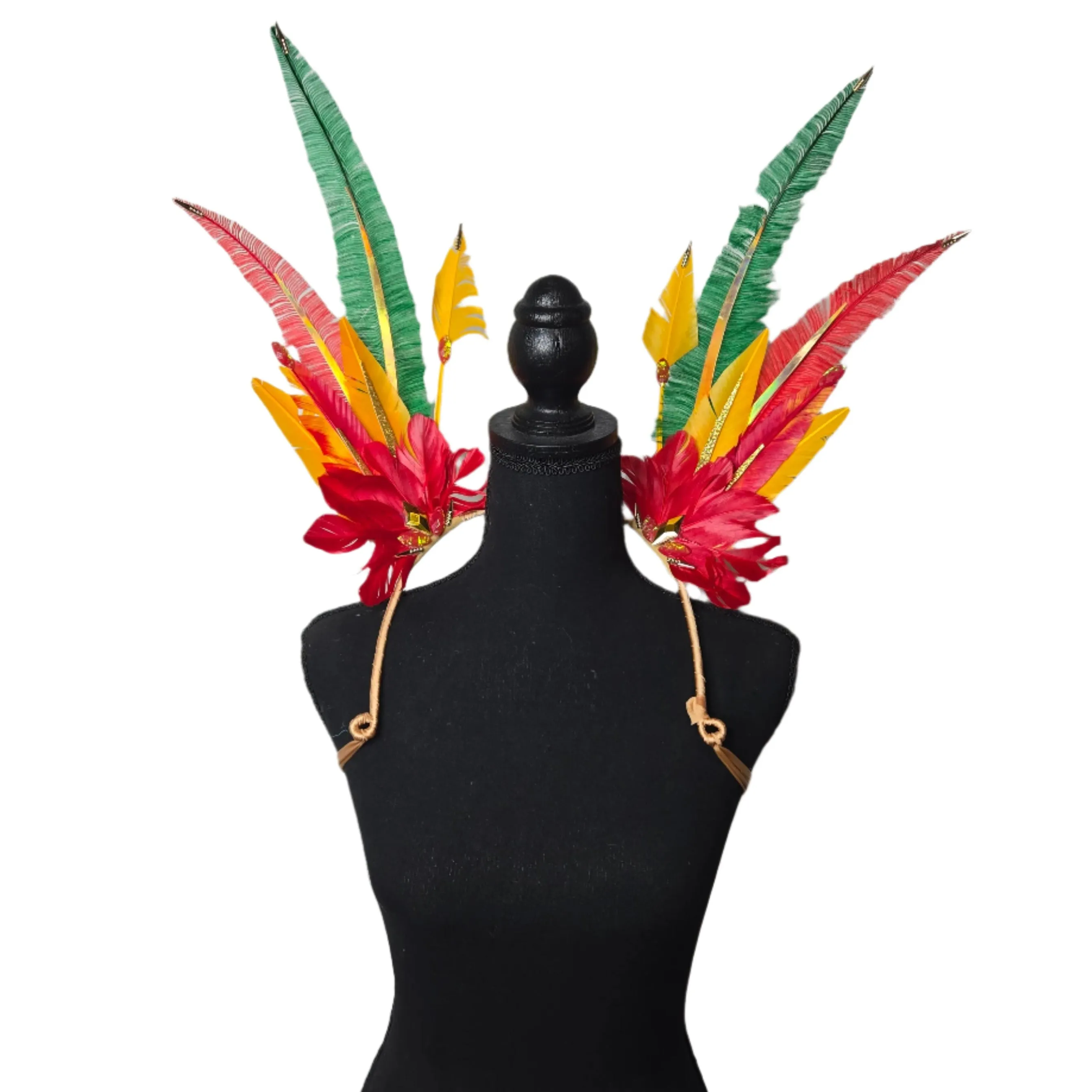Amazonia Glow Feather Small Collar Wings