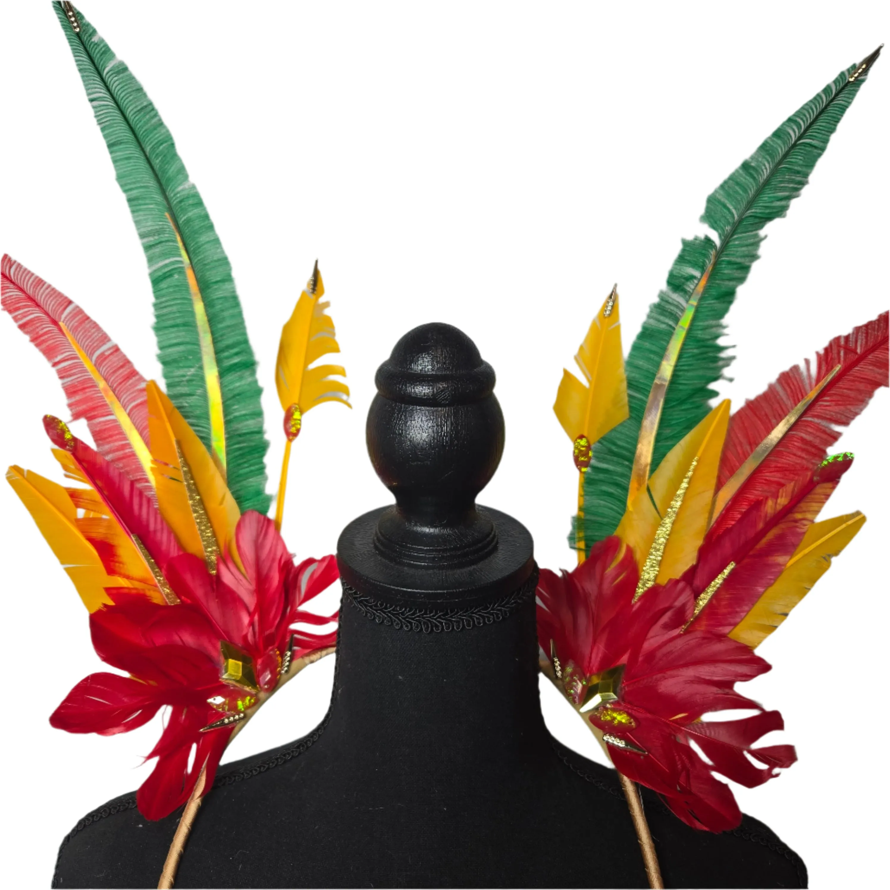 Amazonia Glow Feather Small Collar Wings