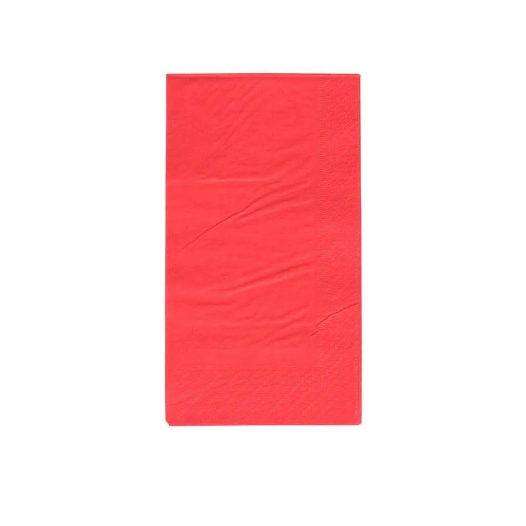 Cherry Red Dinner Napkins
