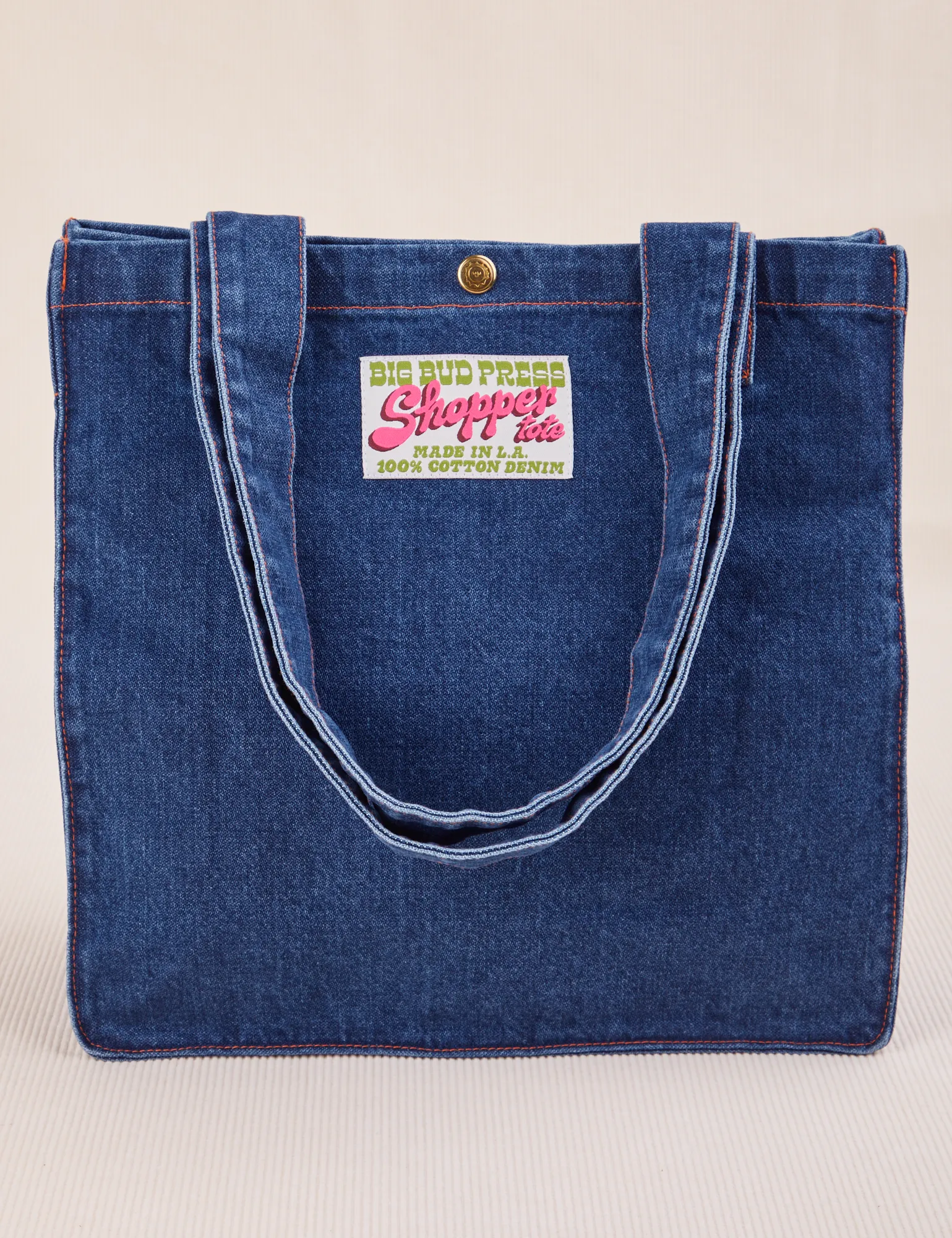 Denim Shopper Tote Bag