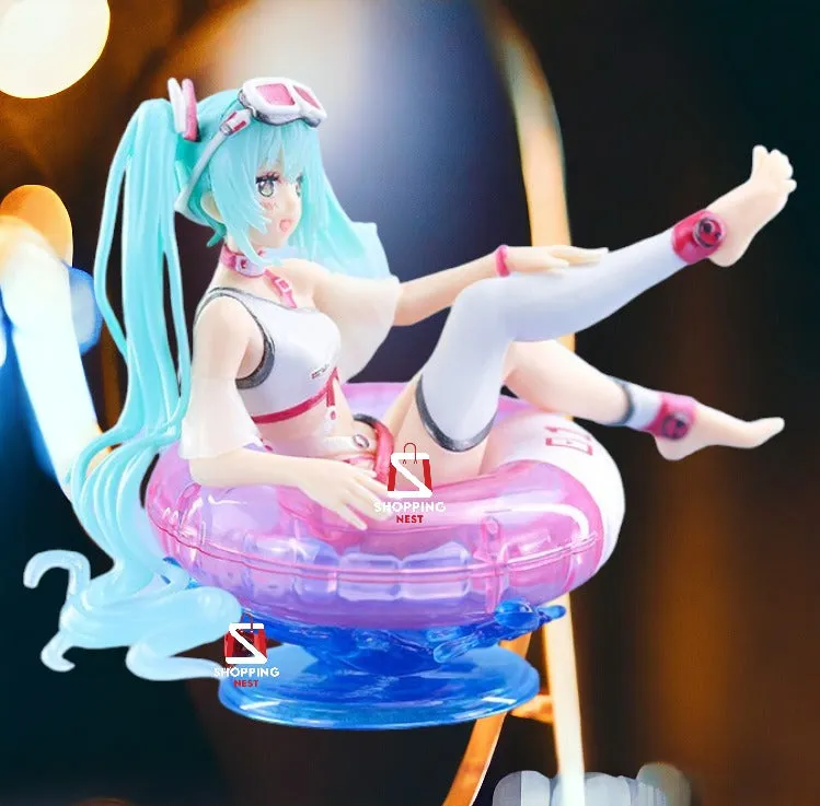 Hatsune Miku Action Figure Swim Ring Anime Figures | 11 Cms |