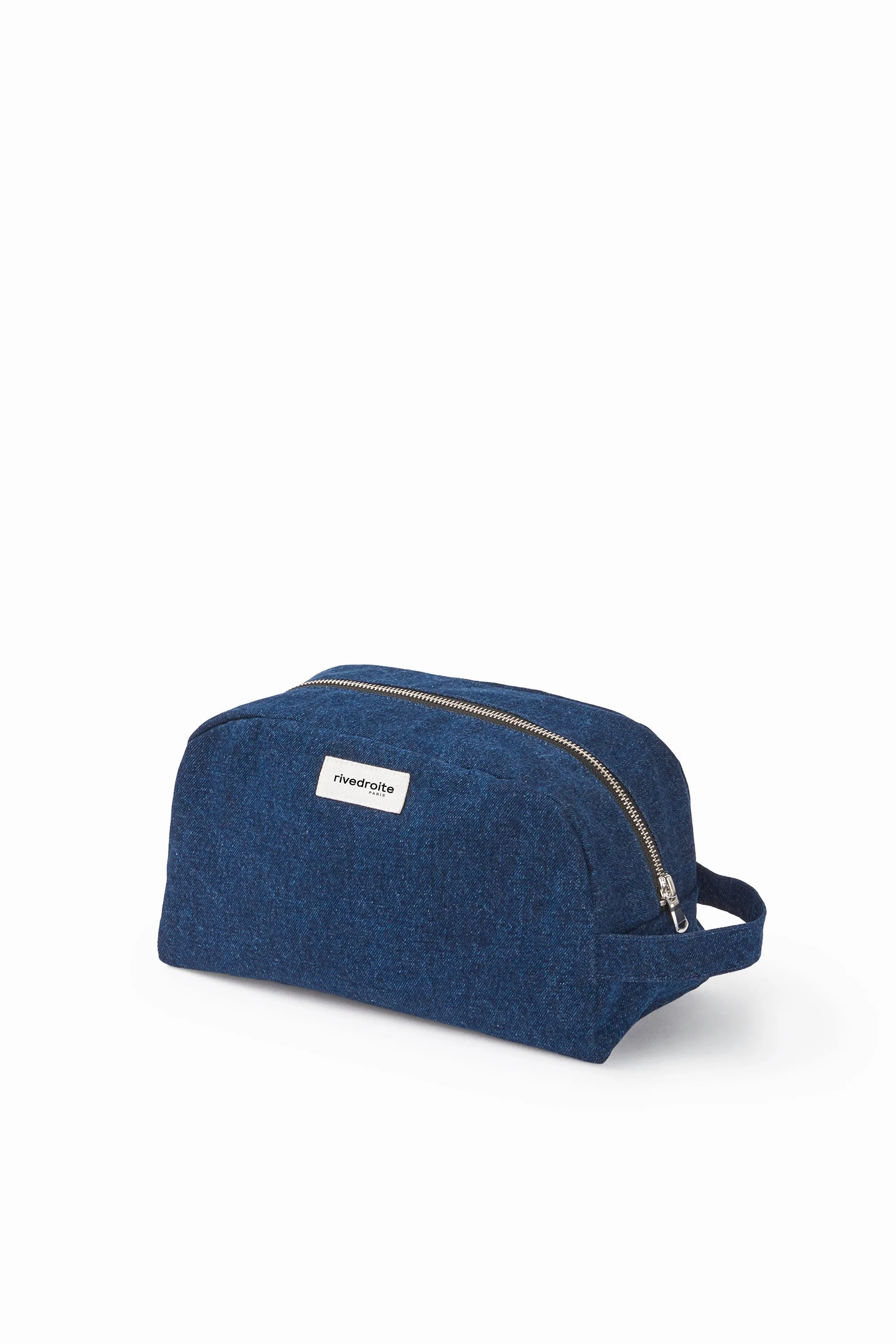 Hermel the toiletry bag - Upcycled Raw Denim
