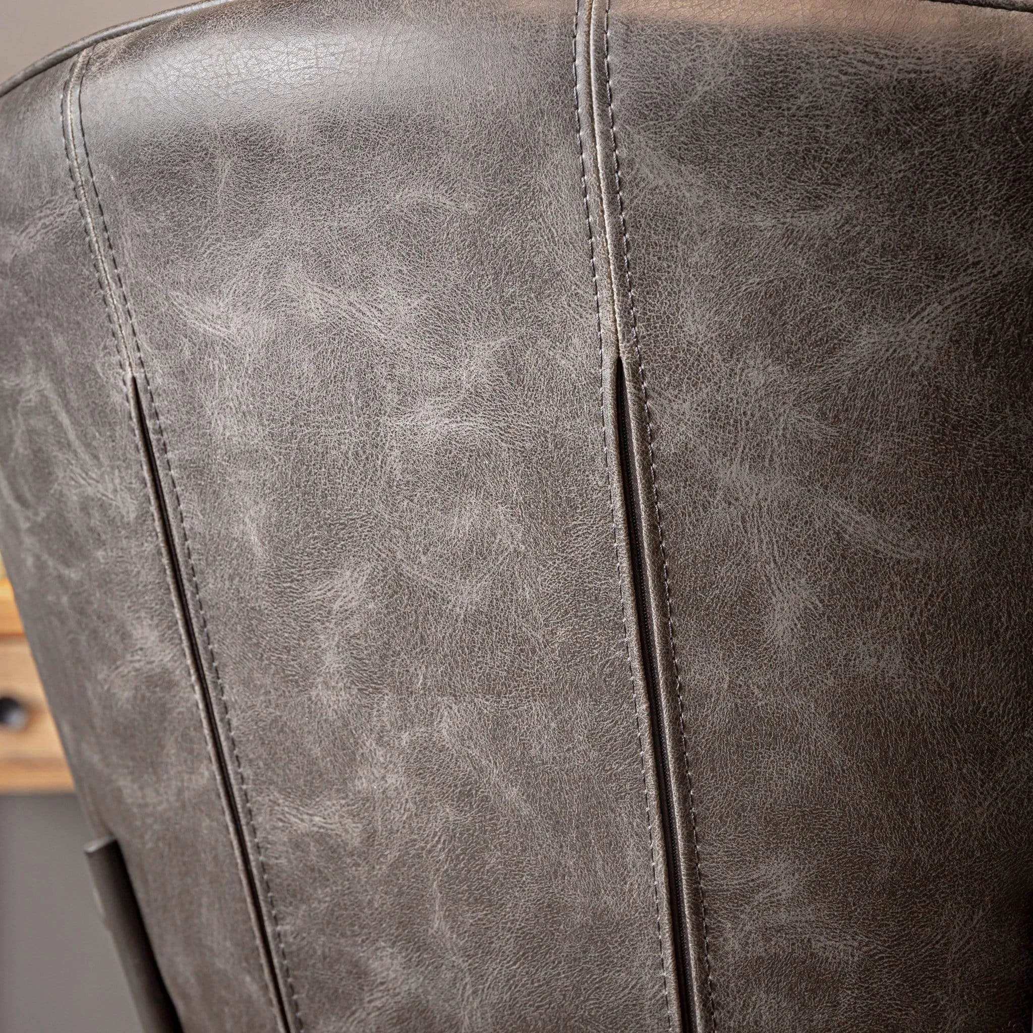 Hue Black Leather Office Chair
