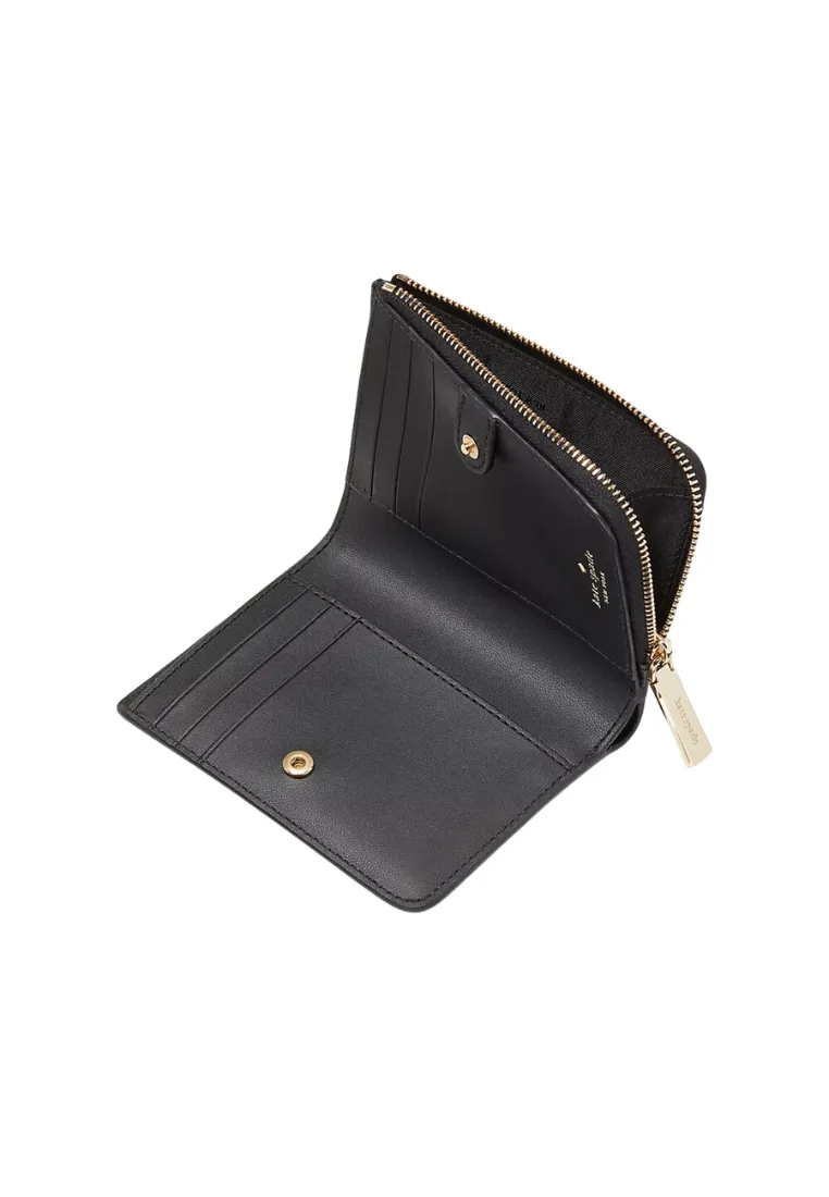 Kate Spade Madison Small L Zip Wallet In Black KH615