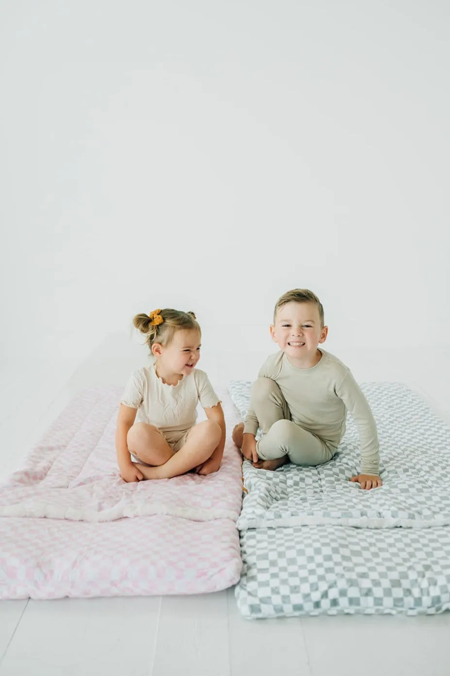 Kids Sleeping Bag JulesRoche Minky Shell with Built-in Pillow