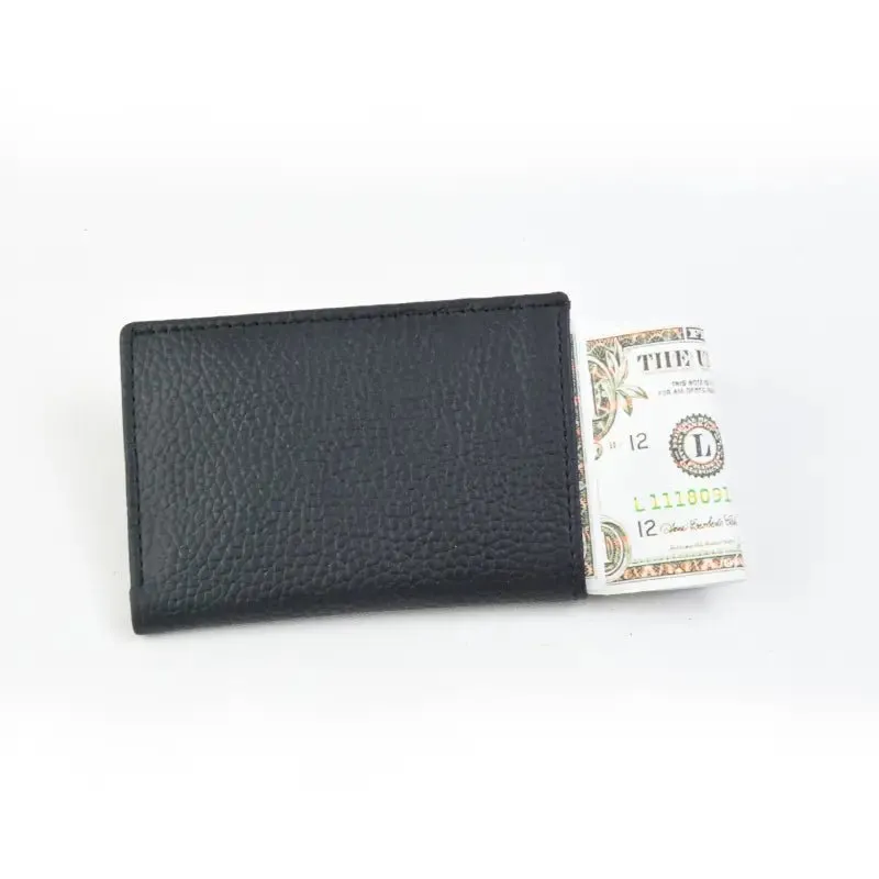 Leather Bi-Fold Mini Wallet