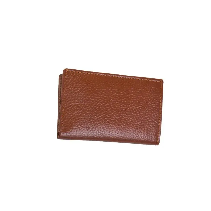 Leather Bi-Fold Mini Wallet