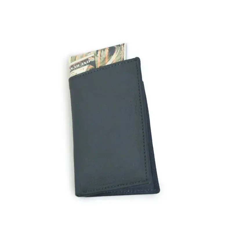 Leather Bi-Fold Mini Wallet