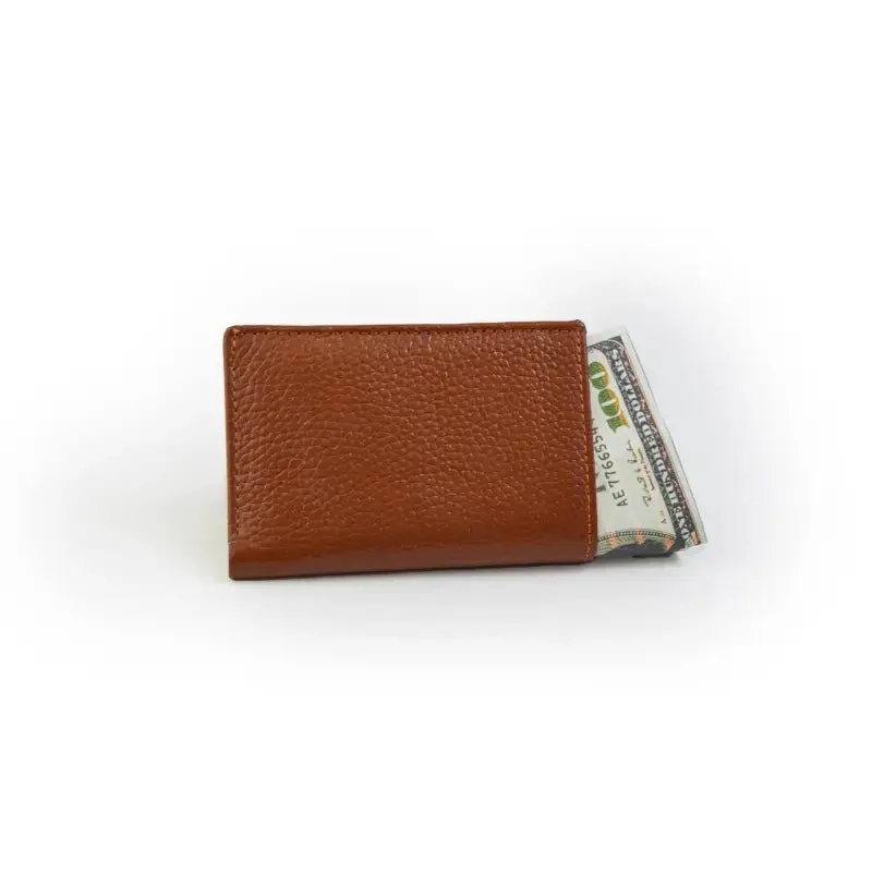 Leather Bi-Fold Mini Wallet