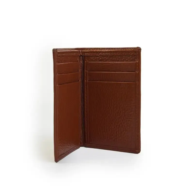Leather Bi-Fold Mini Wallet