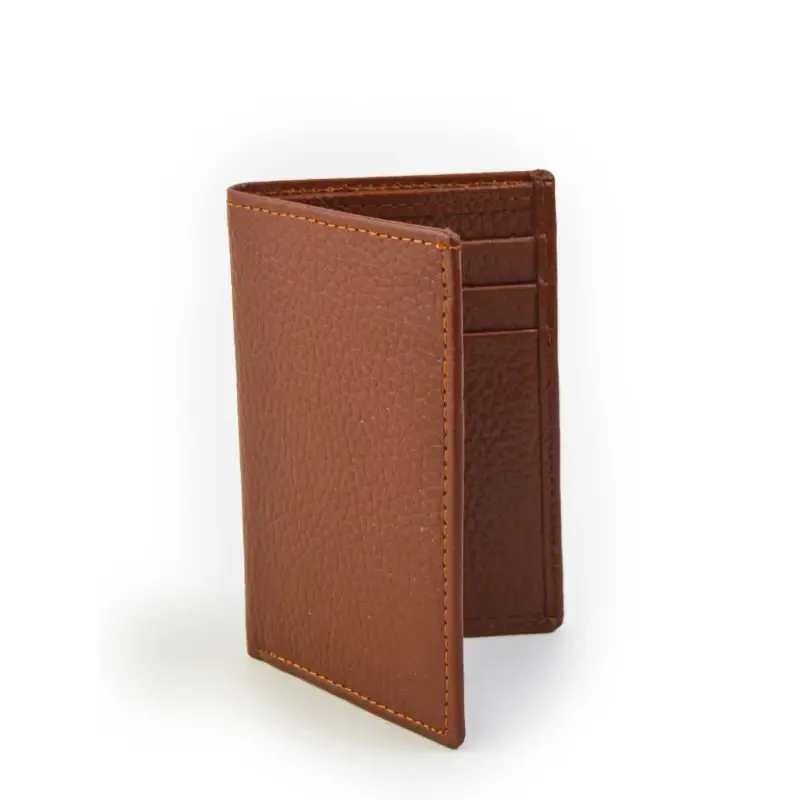 Leather Bi-Fold Mini Wallet