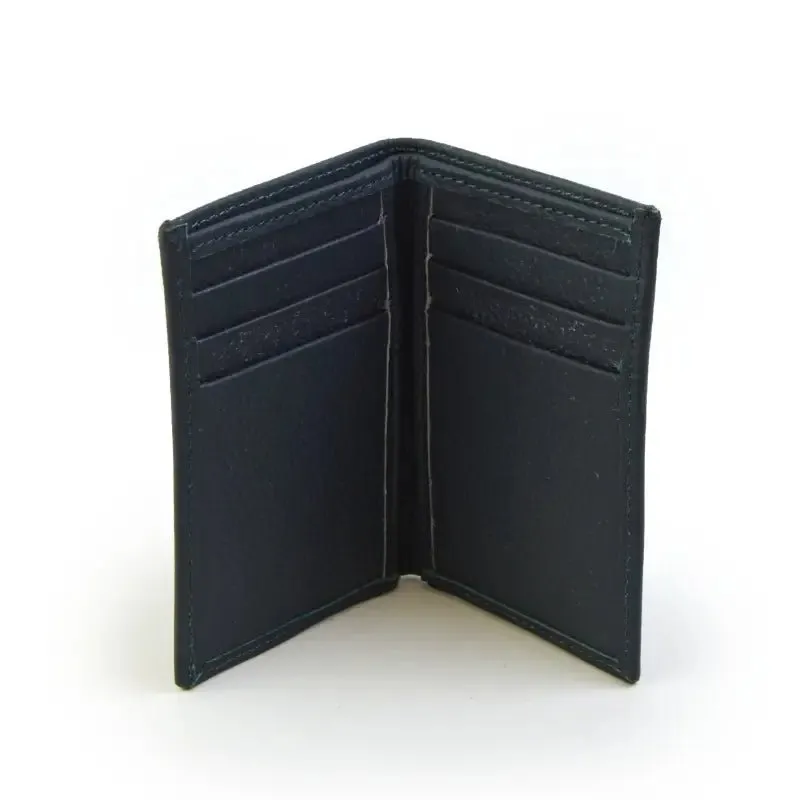 Leather Bi-Fold Mini Wallet