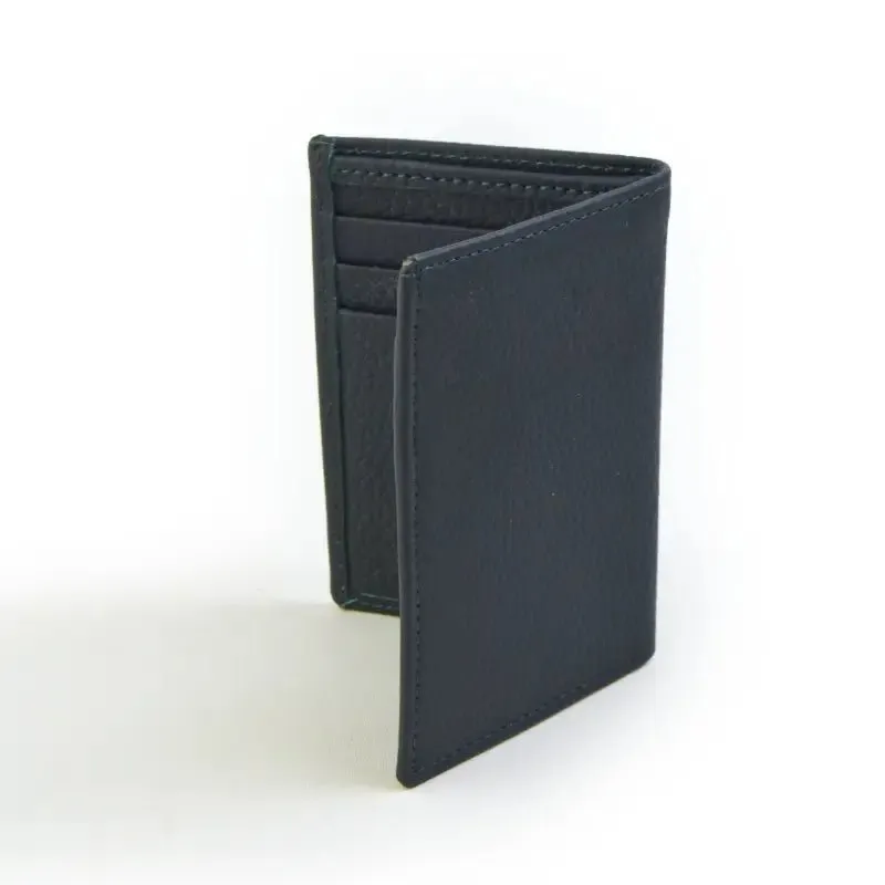 Leather Bi-Fold Mini Wallet