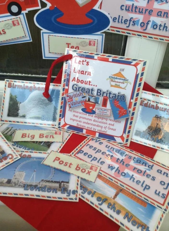 Let's Learn About Great Britain - Display