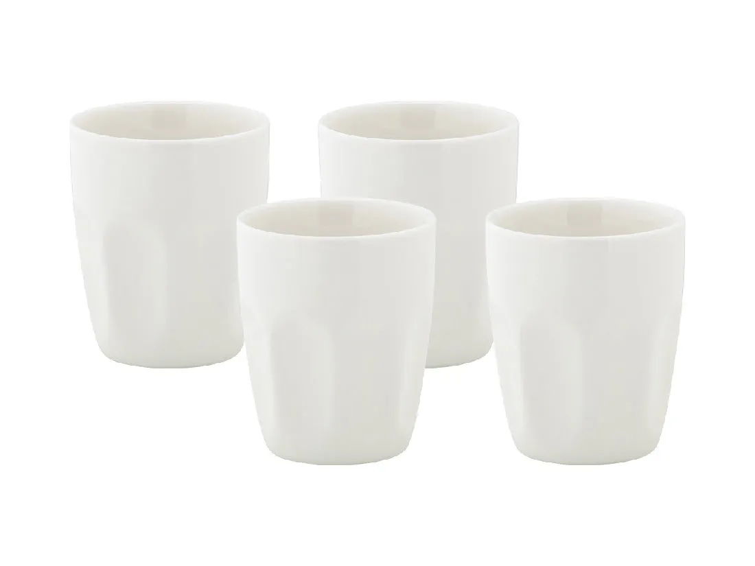 Maxwell & Williams White Basics Latte Cup 200ML Set of 4 GB