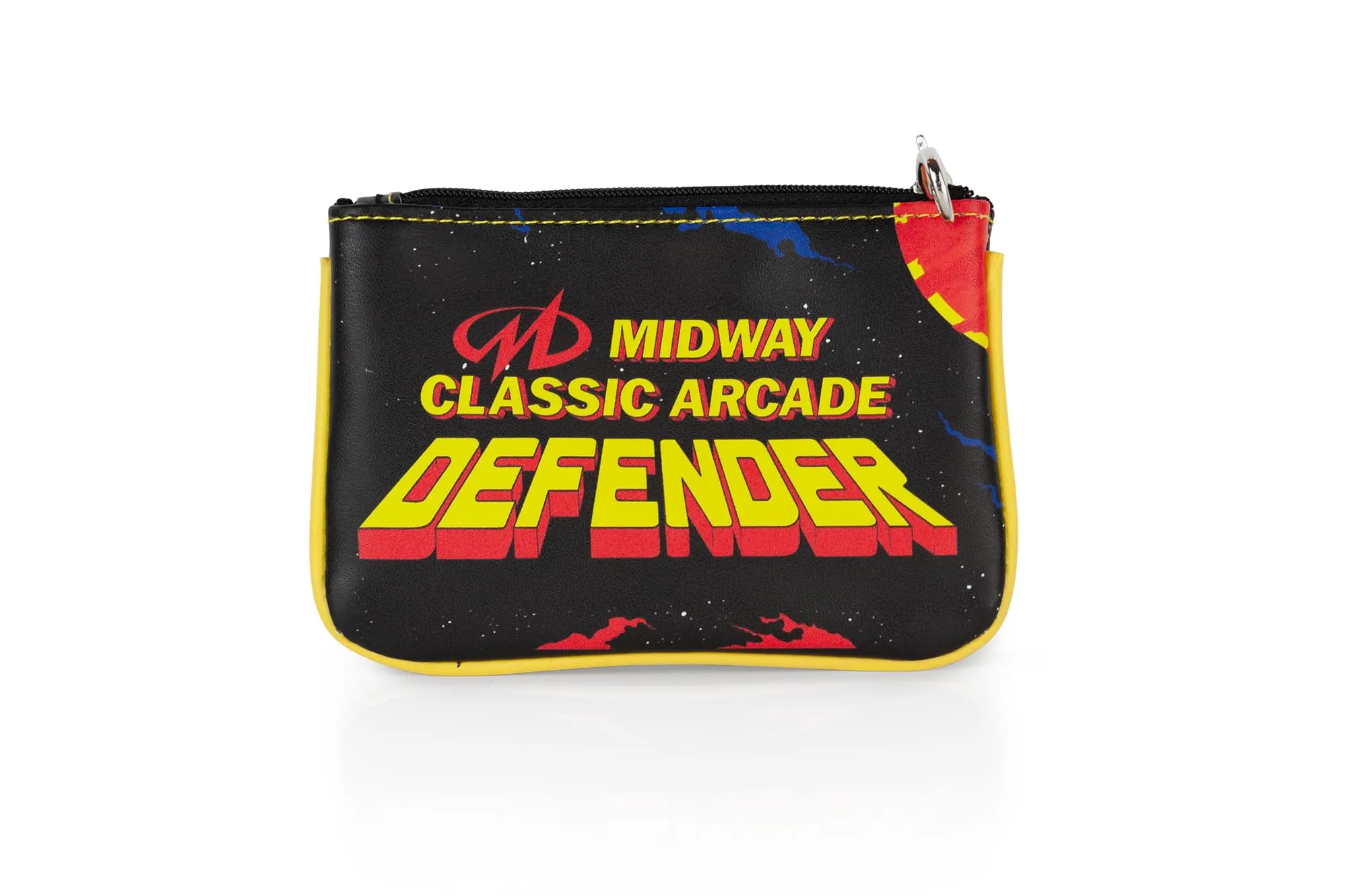 Midway Arcade Games Defender Themed Zippered Coin Purse & Mini Cash Wallet