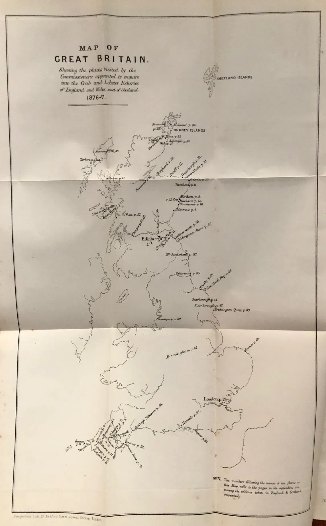 (*NEW ARRIVAL*) (Shellfish) Buckland, Frank, Spencer Walpole, J. A. Blake, et al. Reports of the Crab and Lobster Fisheries of England and Wales, Scotland, and Ireland