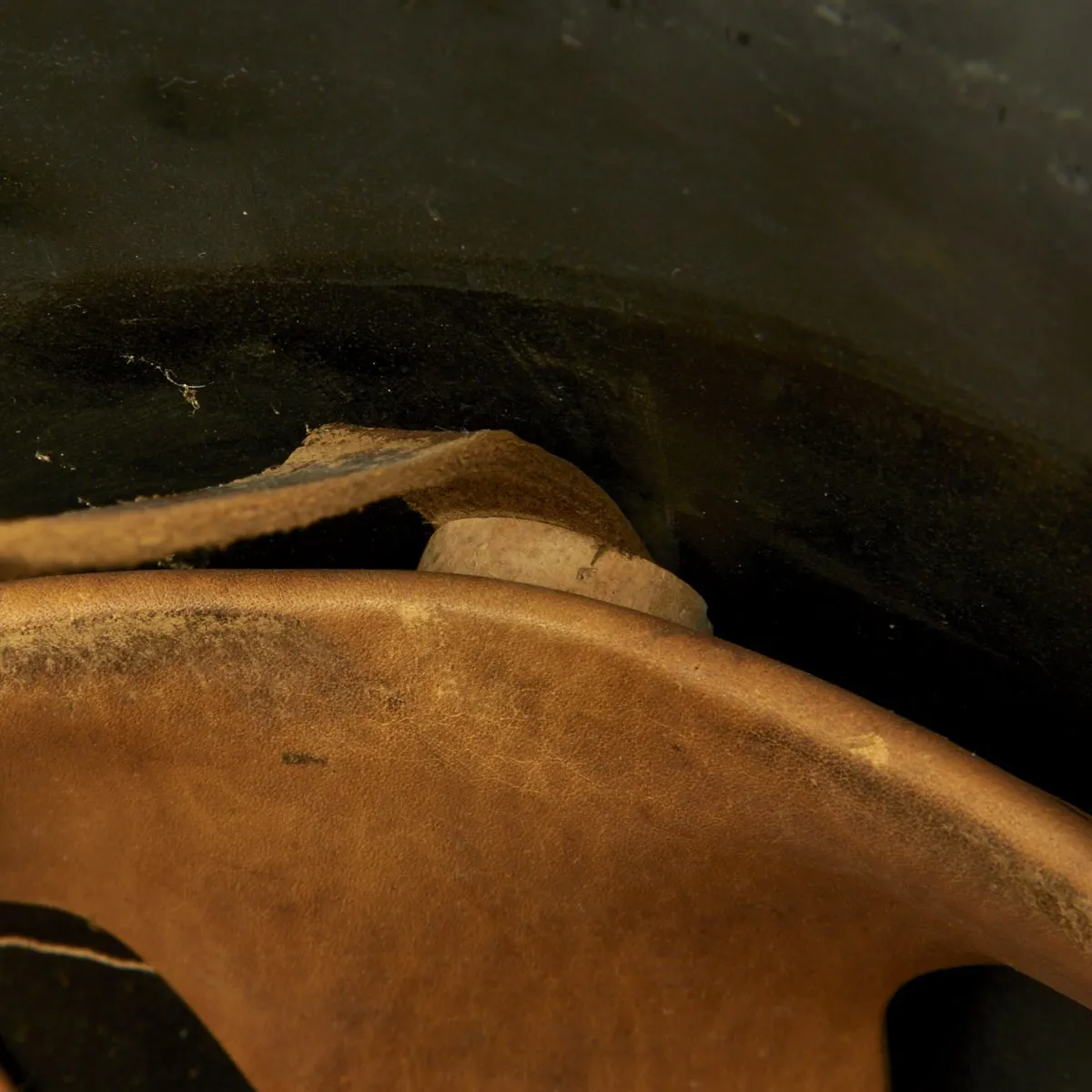 Original Danish WWI Model 1923 Steel Army Helmet: Excellent Condition