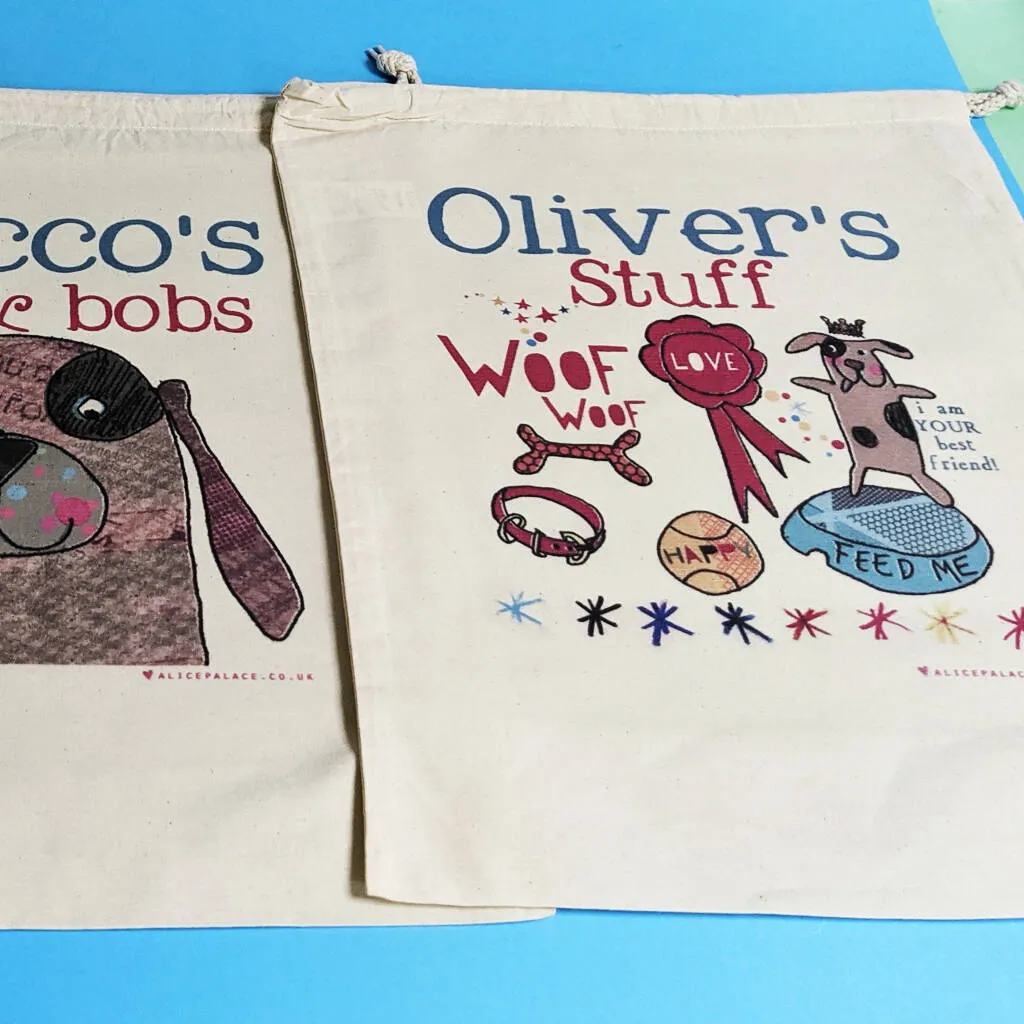 Personalised Pet Storage Sack