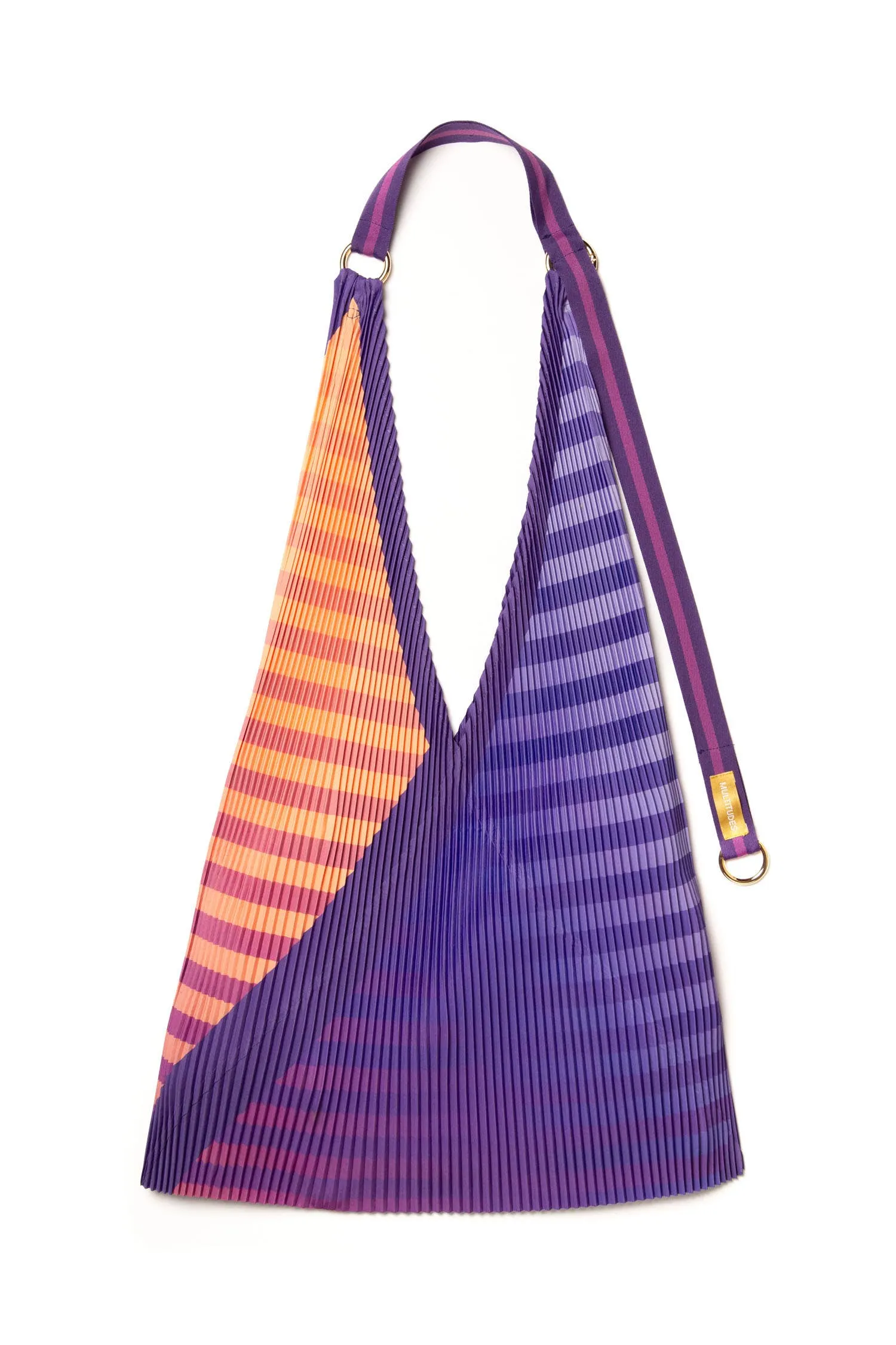 PLEATED Y BAG CLAUDIA PURPLE