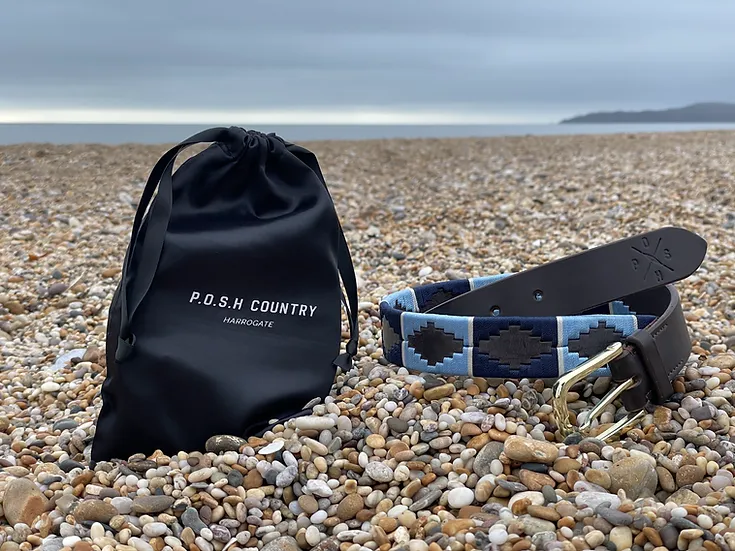 P.O.S.H Country Breakwater Belt Blue/Blue