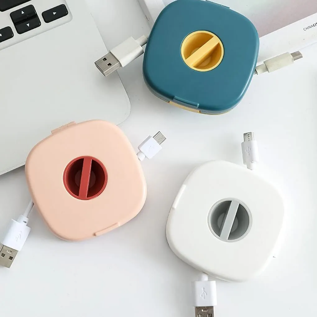 Rotatable Data Cable Storage Box