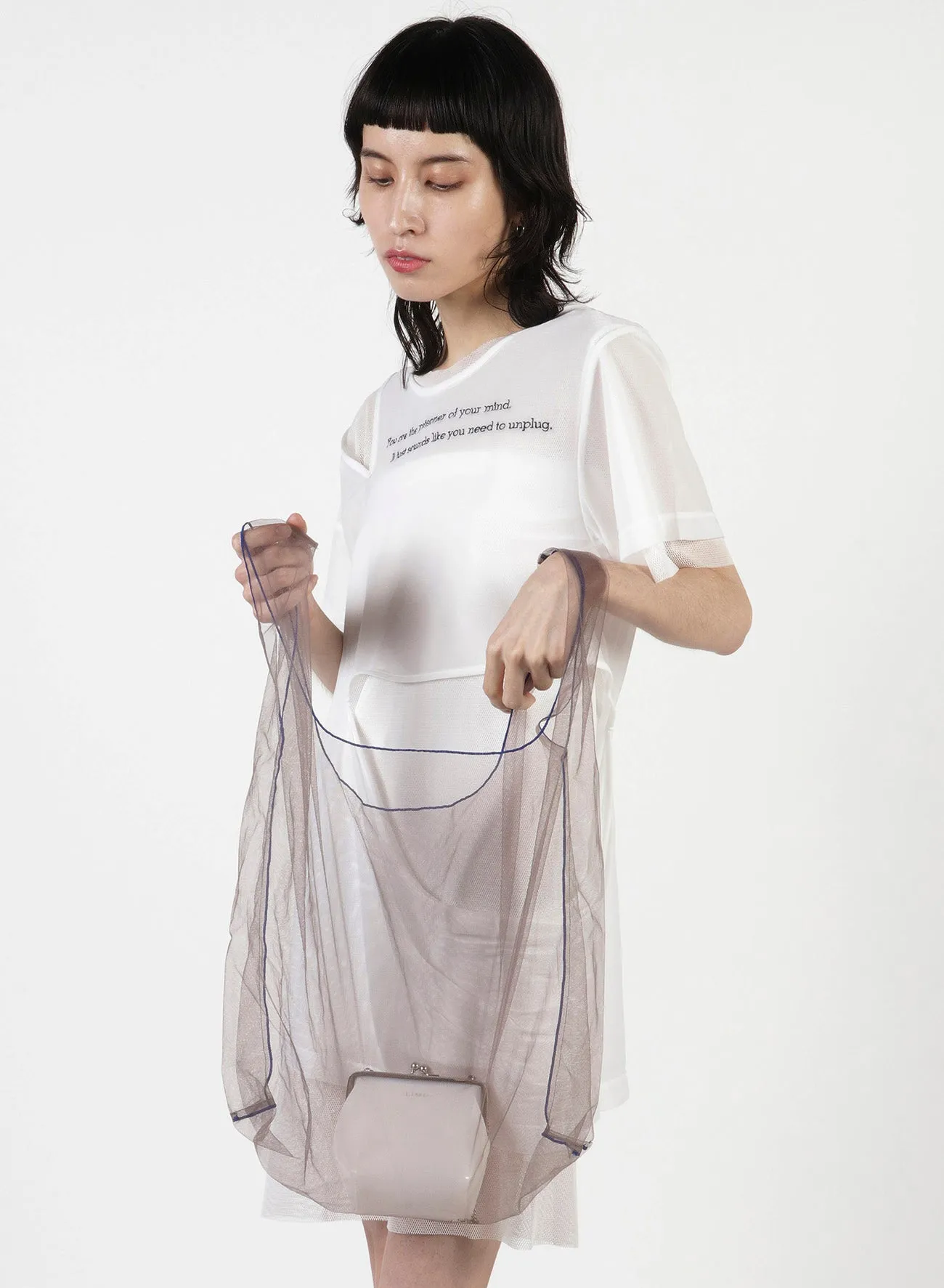 Tulle   PVC Combi Convenience Bag