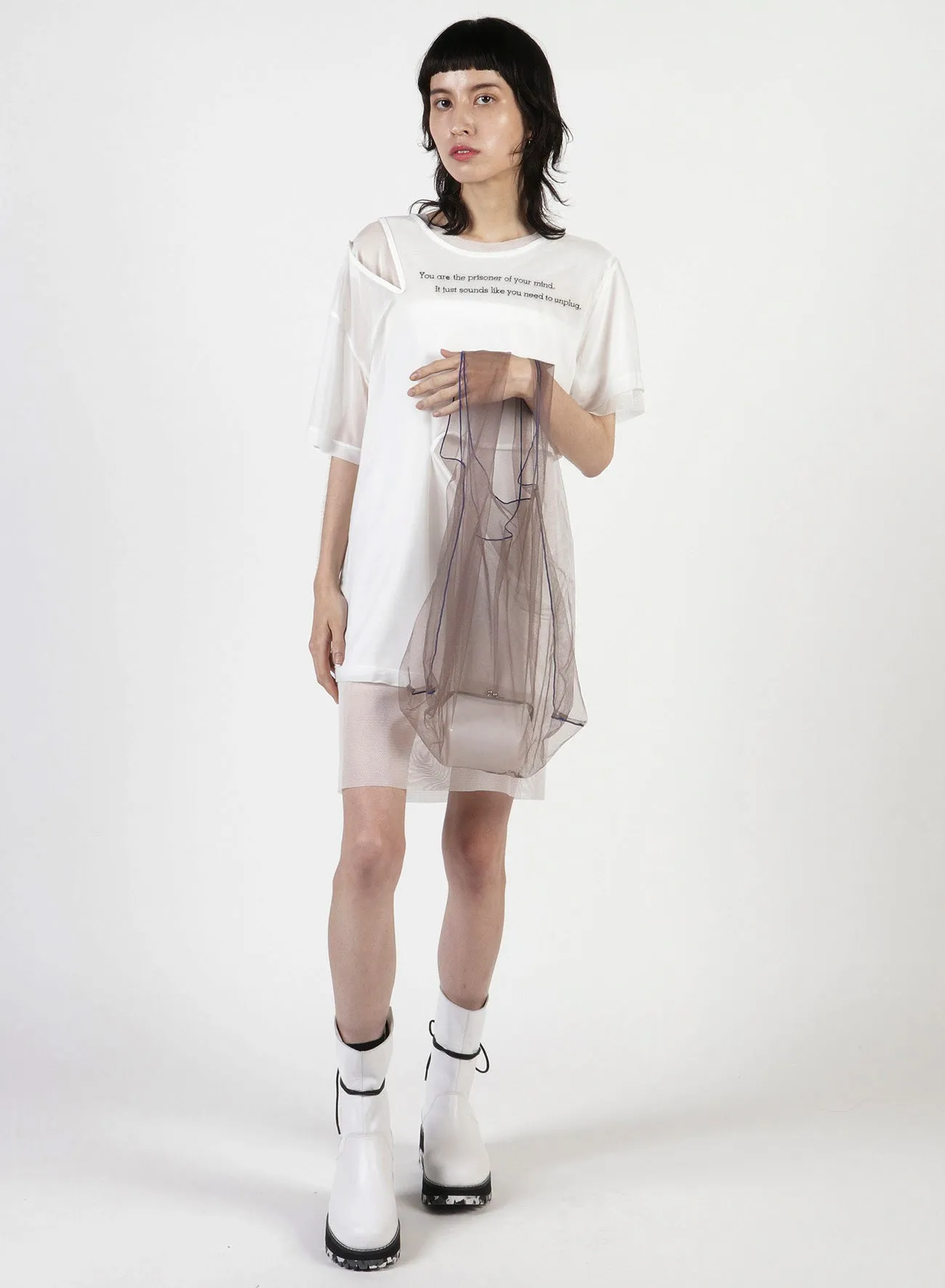 Tulle   PVC Combi Convenience Bag