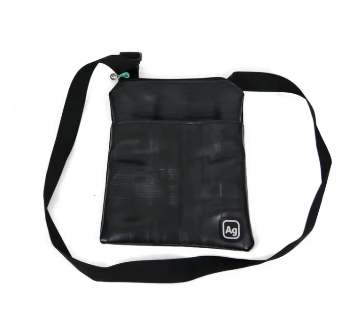 Upcycled bicycle inner tube purse- Made in the USA - Saves Landfill Space!