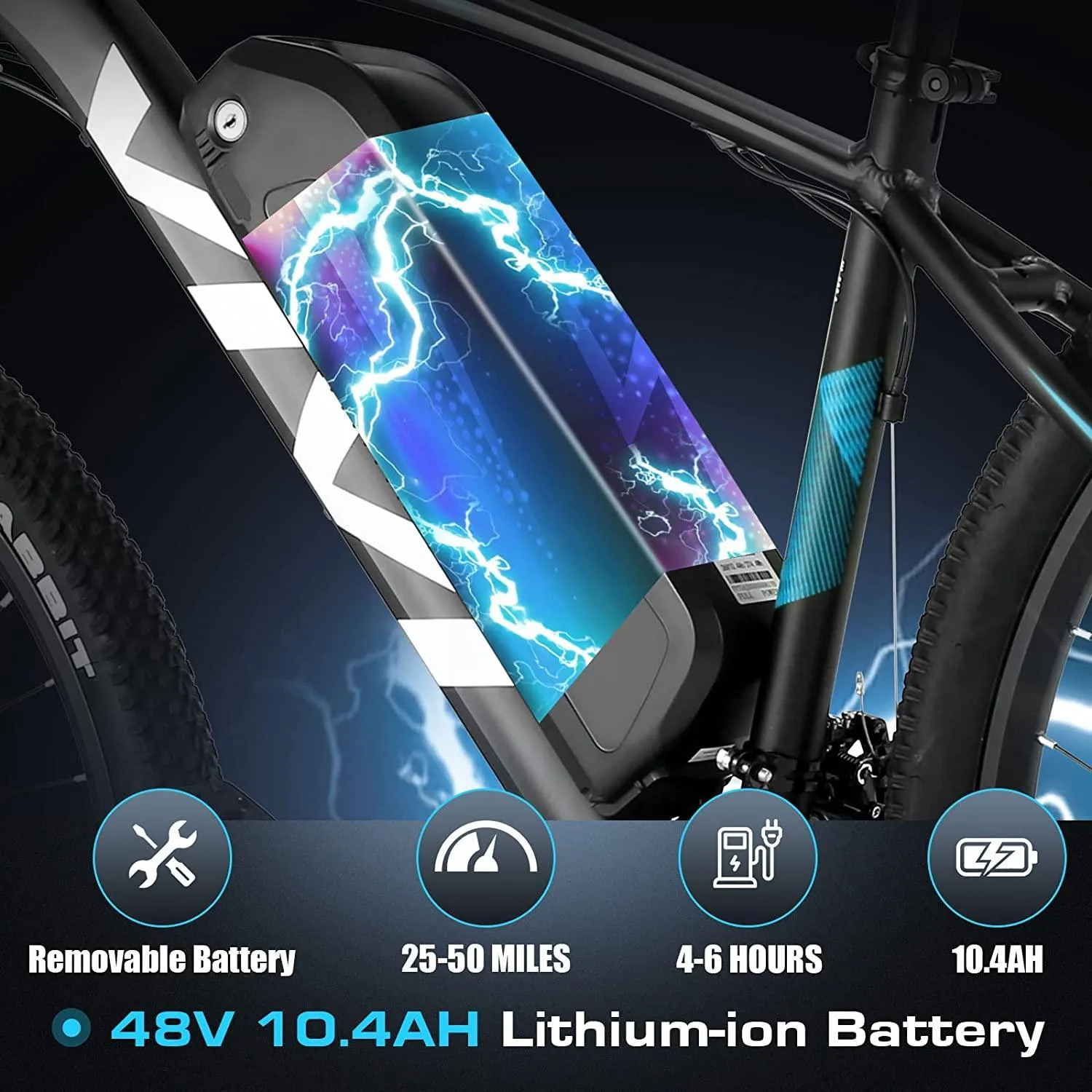 VIVI H7UL 27.5" High-Step Off Road Electric Mountain Bike UL2849 Certified