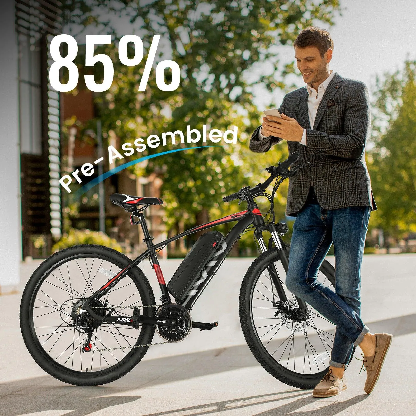 VIVI H7UL 27.5" High-Step Off Road Electric Mountain Bike UL2849 Certified