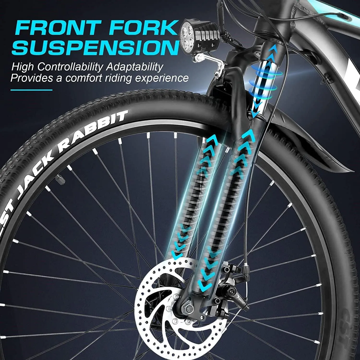 VIVI H7UL 27.5" High-Step Off Road Electric Mountain Bike UL2849 Certified