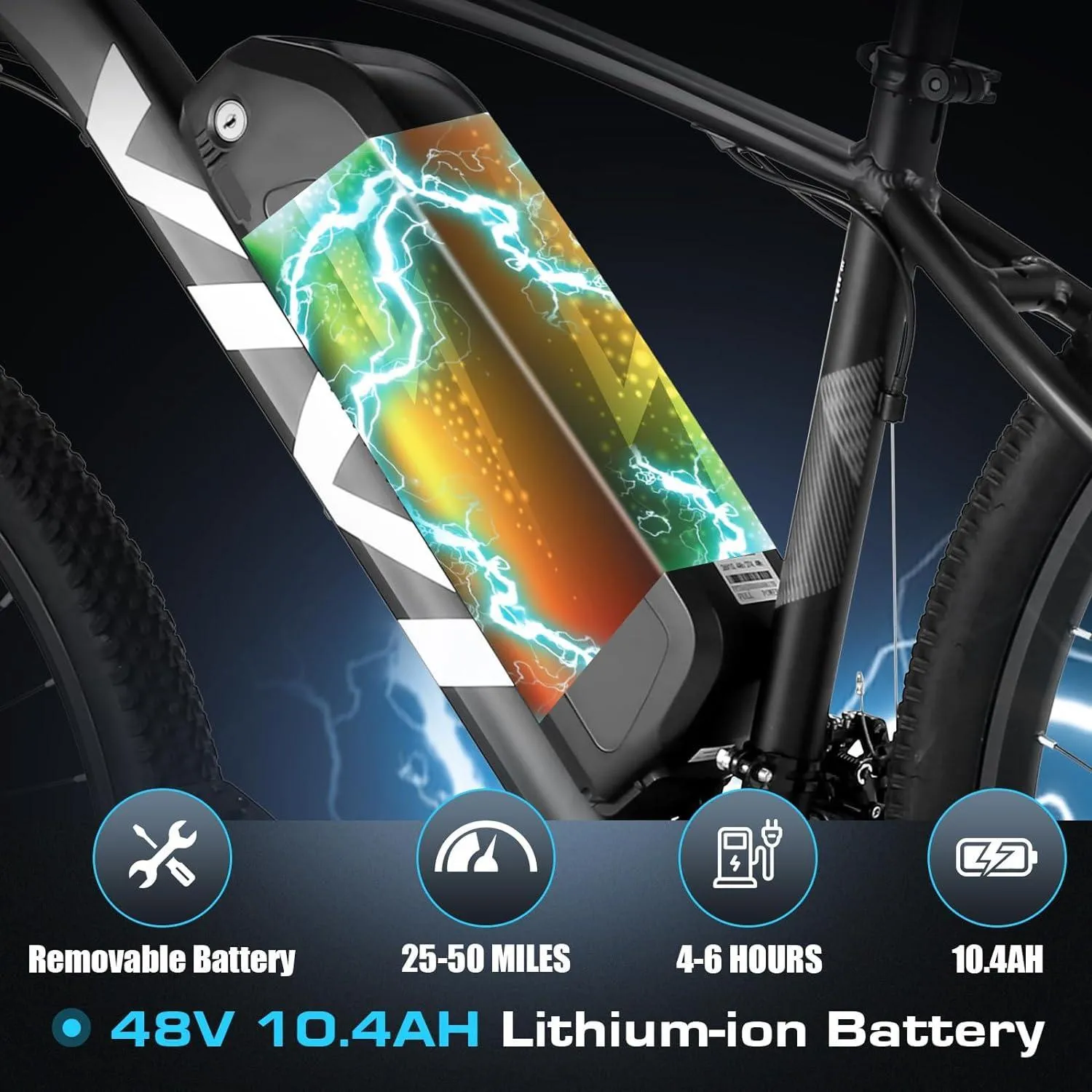 VIVI H7UL 27.5" High-Step Off Road Electric Mountain Bike UL2849 Certified