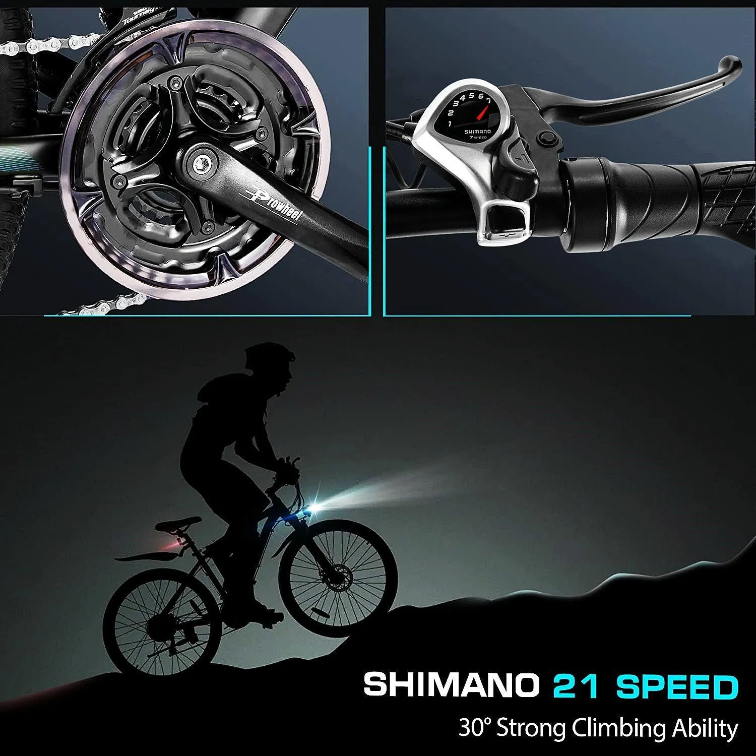 VIVI H7UL 27.5" High-Step Off Road Electric Mountain Bike UL2849 Certified