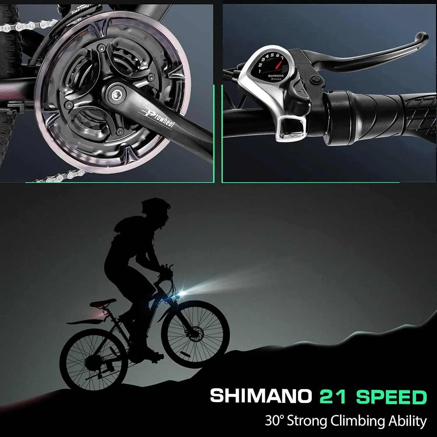 VIVI H7UL 27.5" High-Step Off Road Electric Mountain Bike UL2849 Certified