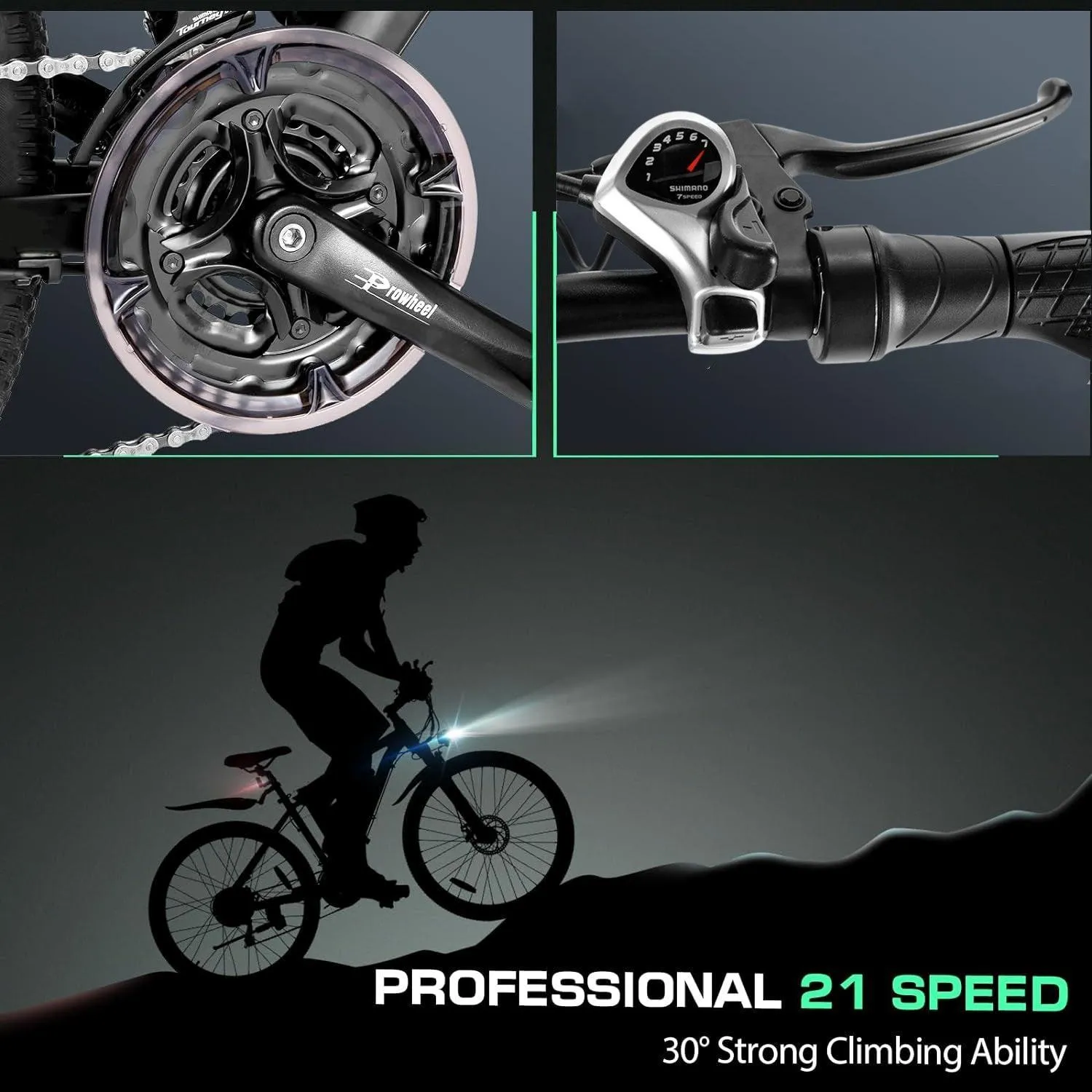 VIVI H7UL 27.5" High-Step Off Road Electric Mountain Bike UL2849 Certified